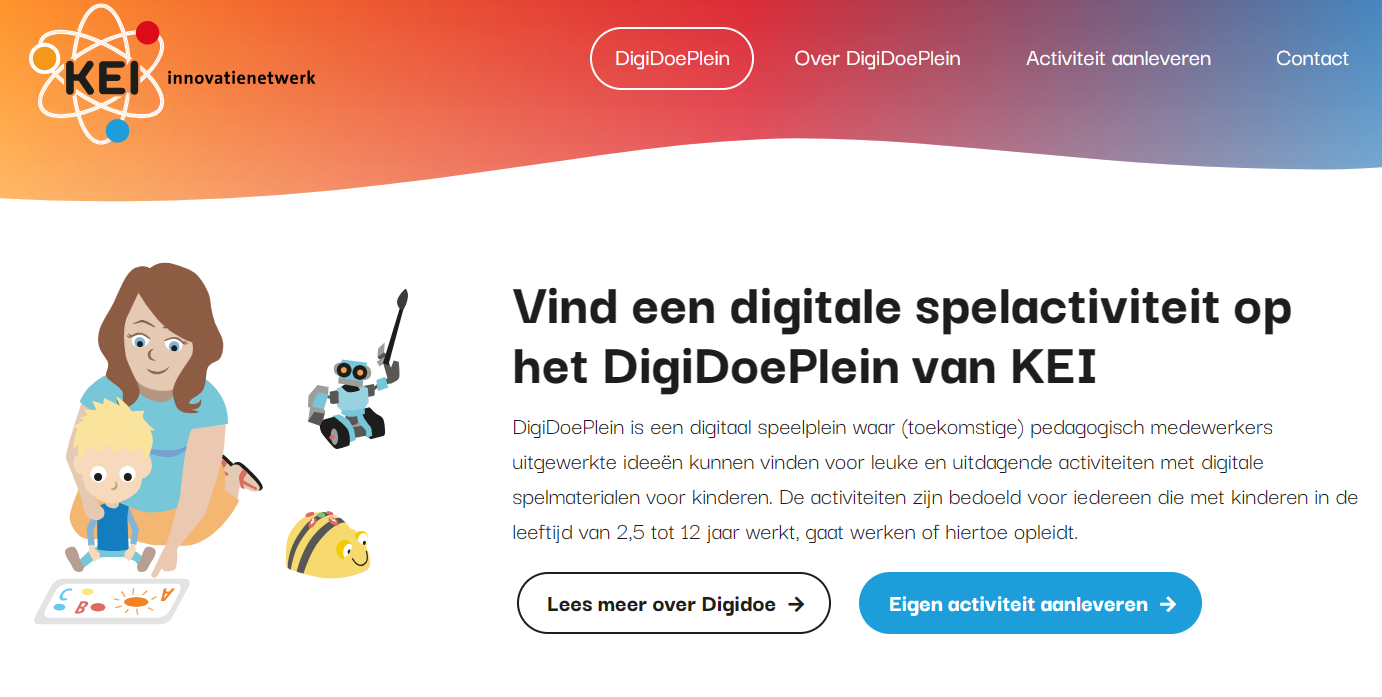 DigiDoePlein met digitale activiteiten voor de kinderopvang live!